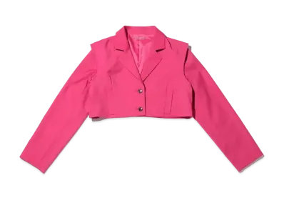 atmos pink Minimal Cropped Jacket "Pink"