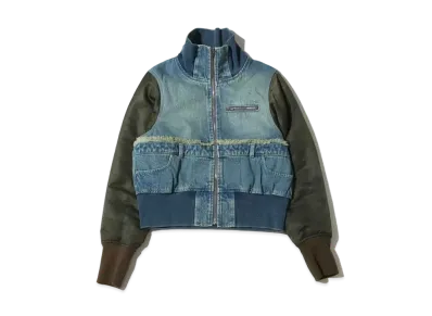 atmos pink Different Material Docking Blouson "Indigo"