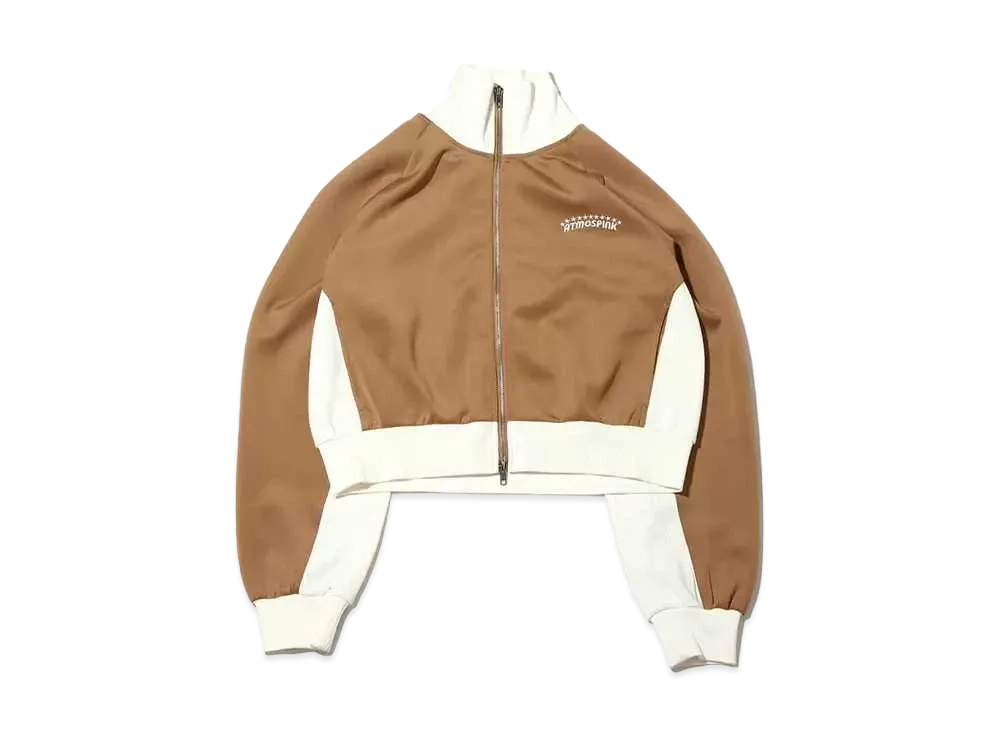atmos pink Bicolor Track Jacket "Beige"