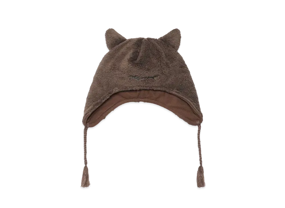 F-LAGSTUF-F FOX FLEECE CAP "BROWN"