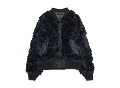 TAAKK ALL EMBROIDERY MA-1 "BLACK"