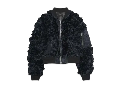 TAAKK ALL EMBROIDERY MA-1 "BLACK"