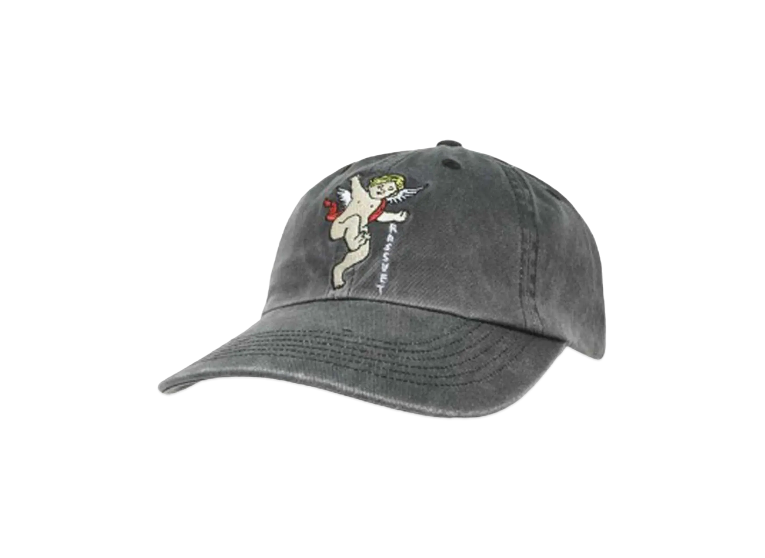 RASSVET 6 PANEL CAP WOVEN "BLACK"