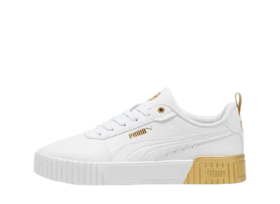Puma Women's Carina 2.0 Metallic Dream "Puma White/Puma Gold/Matte Puma Gold"