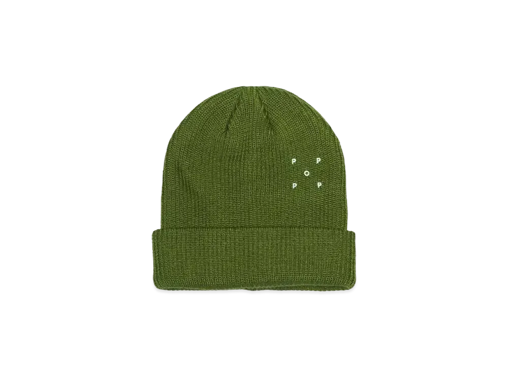 POP TRADING COMPANY basic beanie "OLIVE"