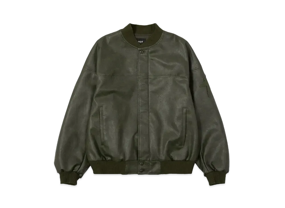 HUF Fall 24 Intergalactic Bomber Jacket "Hunter Green"