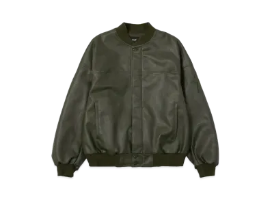 HUF Fall 24 Intergalactic Bomber Jacket "Hunter Green"