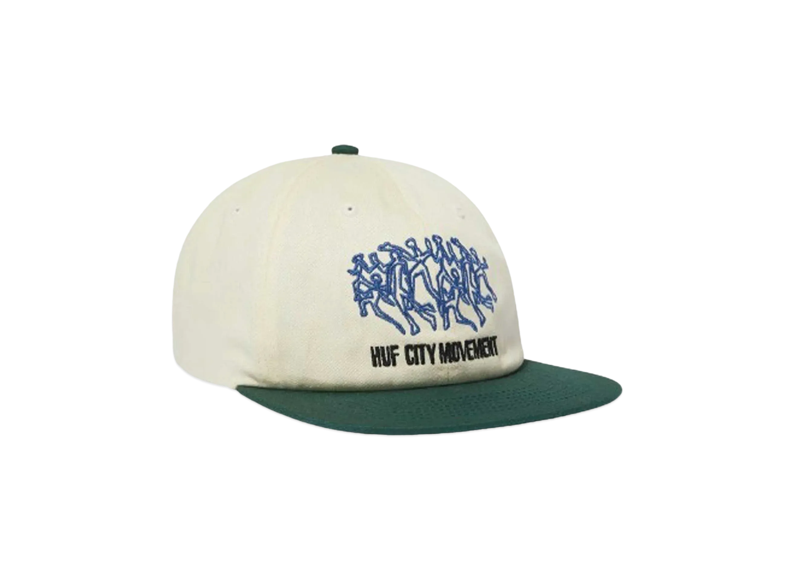 HUF Fall 24 Movement 6 Panel Snapback "Linen"