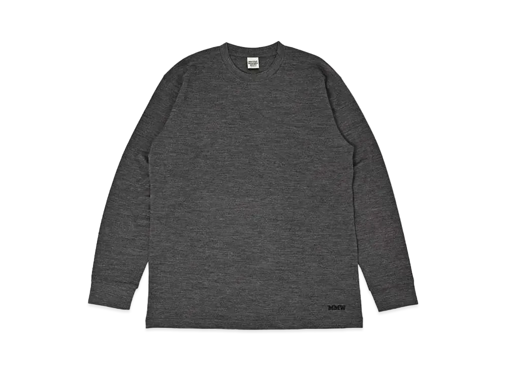 Marmot Merino Wool Long Sleeve Tee by MMW "Gray"