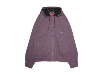 Supreme Leather Collar Utility Jacket "Dusty Purple"