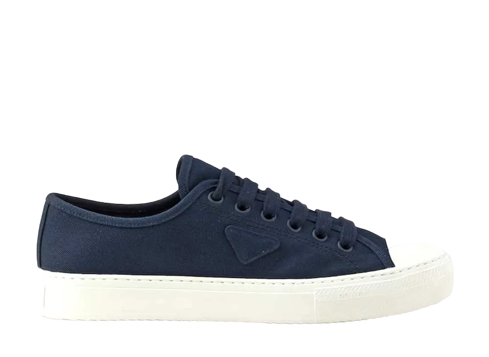 PRADA Hemp Sneakers "Navy"