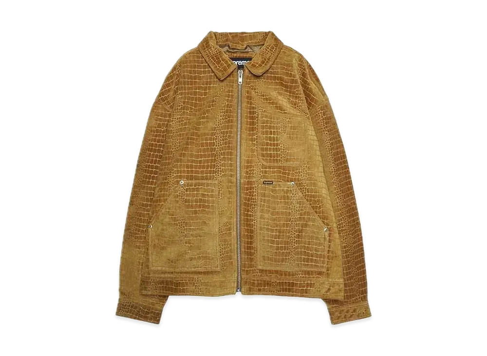 Supreme Suede Work Jacket "Croc"