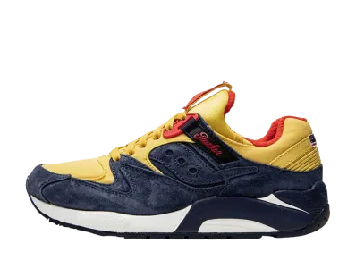 ジャストブレイズ × パッカーシューズ × サッカニー グリッド9000 "スノービーチ"