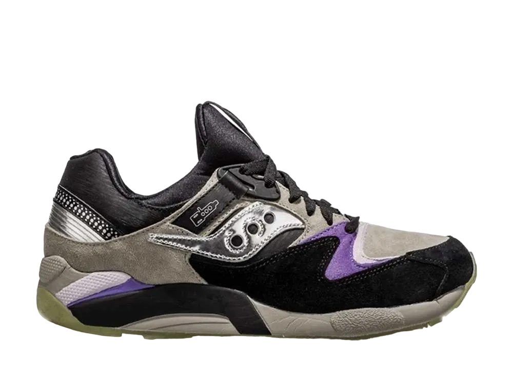 サッカニー グリッド9000 "ブラック/パープル/ラベンダー"