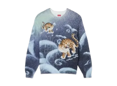 KENZO 'Cloud Tiger' Embroidery Jumper Unisex "Midnight Blue"