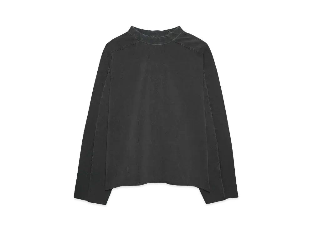 Entire Studios HEAVY LS TEE "WASHED BLACK"