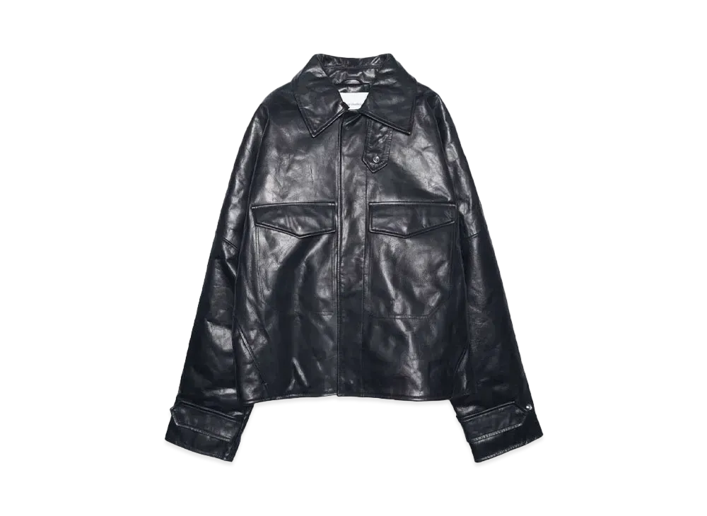 Entire Studios CACHE LEATHER JACKET "BLACK"