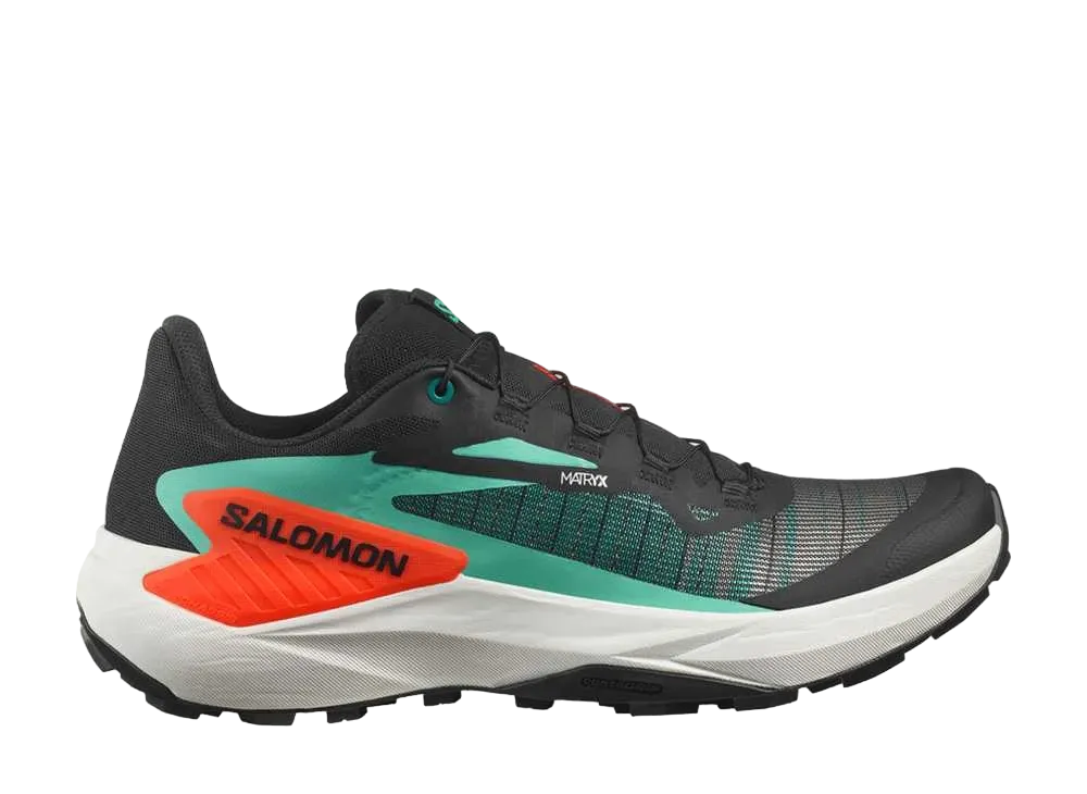 Salomon Genesis "Black/Electric Green/Cherry Tomato"