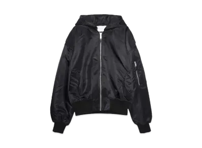 Entire Studios HOODED BROAD BOMBER "OIL"