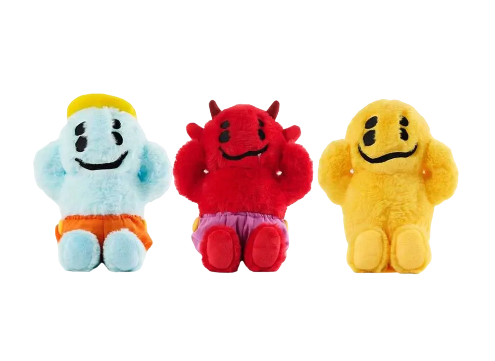SAINT Mxxxxxx x Cactus Plant Flea Market Plush Smiles Set of 3 "Multi"