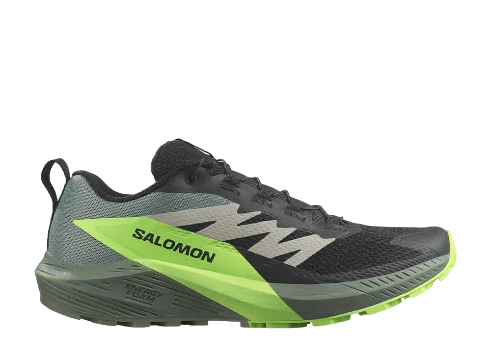 Salomon Sense Ride 5 "Black/Laurel Wreath/Green Gecko"