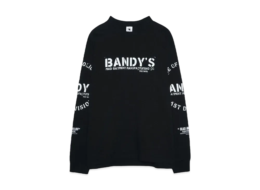 RATS STAMP LOGO L/S TEE "BLACK"
