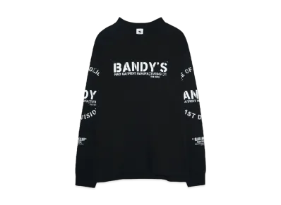RATS STAMP LOGO L/S TEE "BLACK"