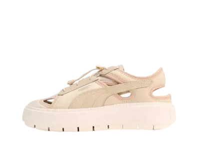 Puma Women's Platform Trace Lite Mule MU "Putty/Frosted Ivory"