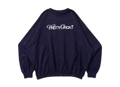 HTH glitter sweat " NAVY"