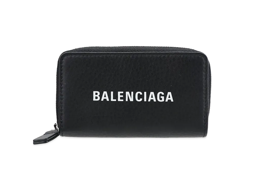 BALENCIAGA Everyday Coin Wallet Leather "Black"
