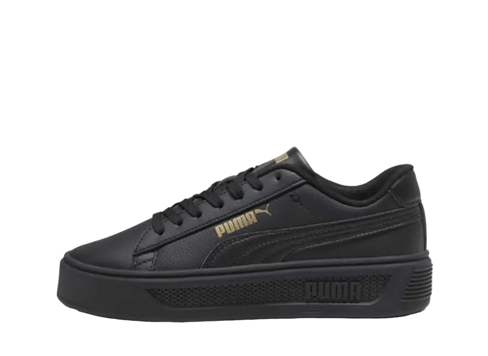 プーマ ウィメンズ スマッシュ プラットフォーム V3 "プーマブラック/プーマゴールド"