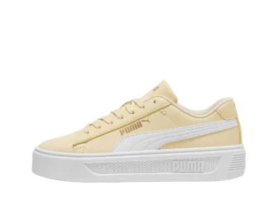 Puma Women's Smash Platform V3 "Chamomile/Puma White/Puma Gold"
