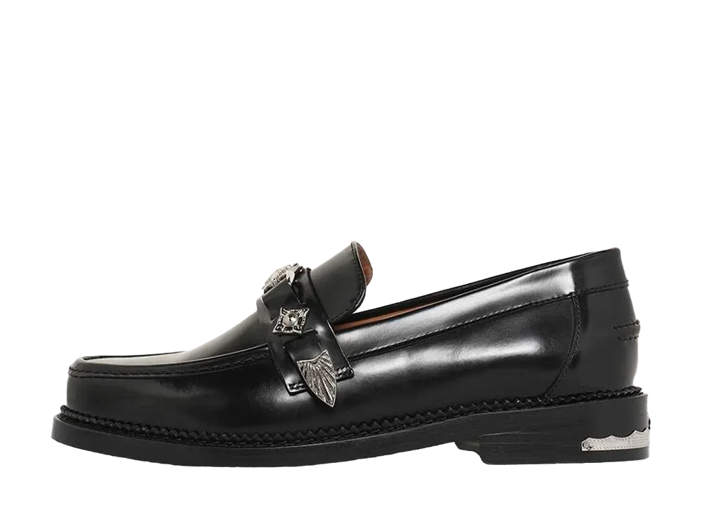 TOGA VIRILIS Metal loafer "BLACK POLIDO"