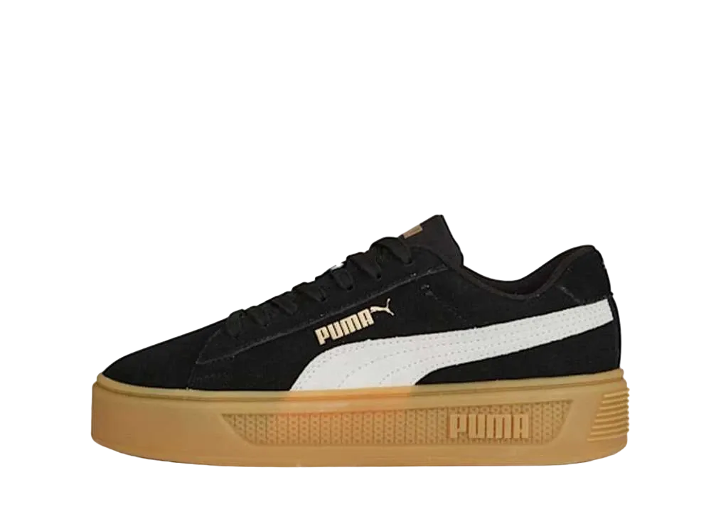 プーマ ウィメンズ スマッシュ プラットフォーム V3 SD "プーマブラック/プーマホワイト/プーマゴールド"