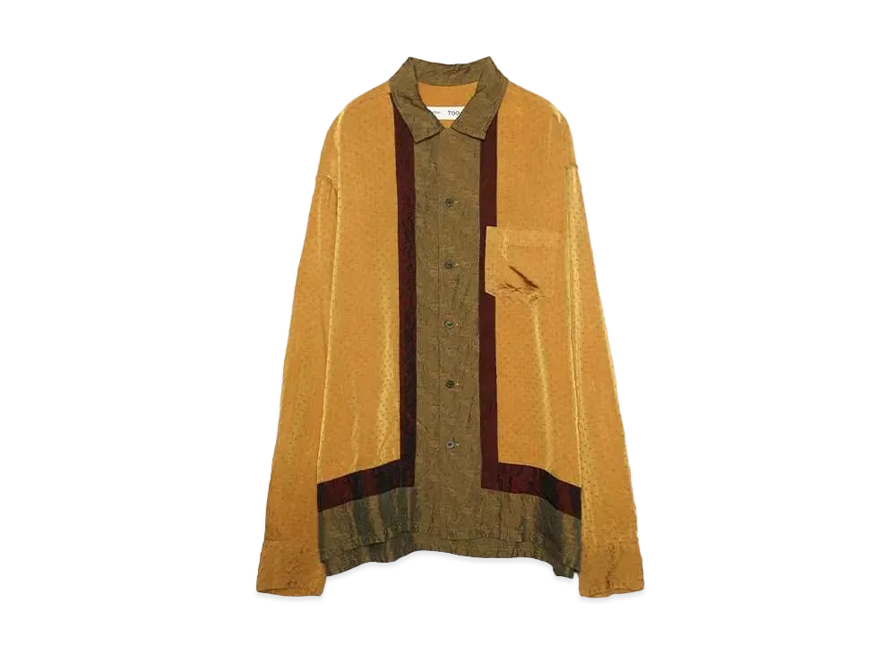 TOGA VIRILIS Cupra panel shirt "ORANGE"