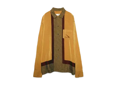 TOGA VIRILIS Cupra panel shirt "ORANGE"