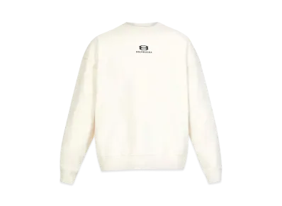 BALENCIAGA MENS Unity Sweatshirt "Light Beige/Black"