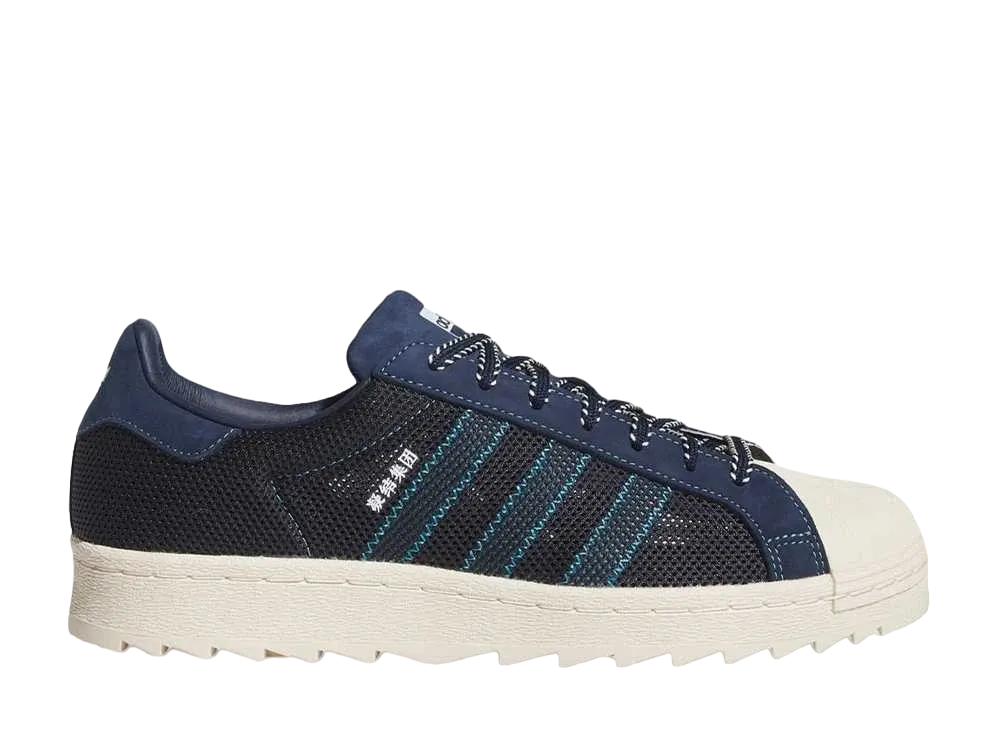 CLOT × adidas Superstar "Night Indigo"
