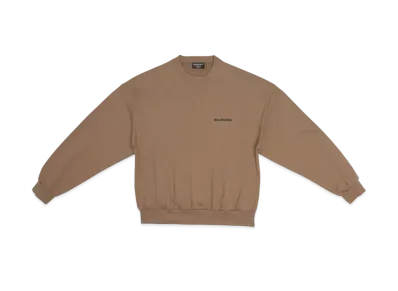 BALENCIAGA MENS Regular Fit Sweatshirt "Beige"