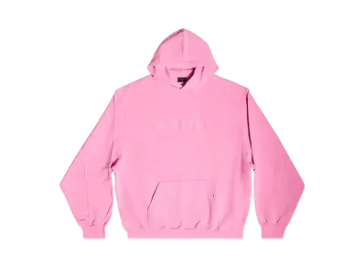 BALENCIAGA MENS Destroyed Hoodie Oversized "Pink"