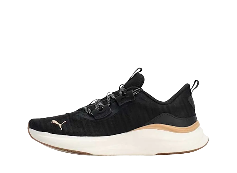 Puma Women's Softride Harmony "Puma Black/Warm White/Puma Gold"
