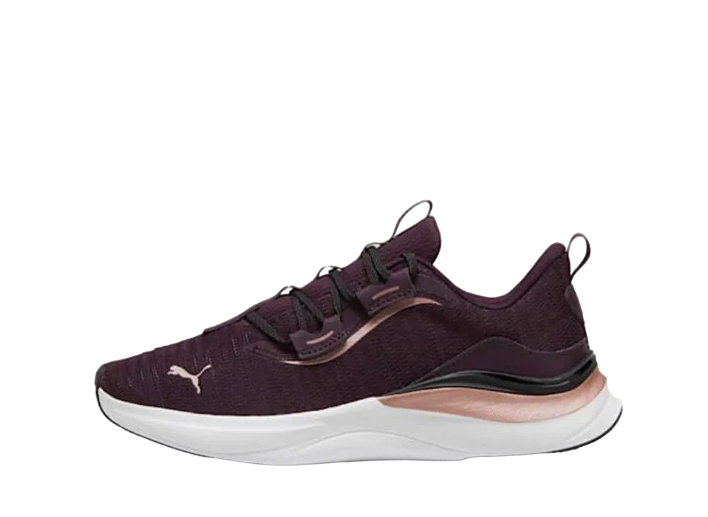 プーマ ウィメンズ ソフトライド ハーモニー "ミッドナイトプラム/ローズゴールド/プーマブラック"
