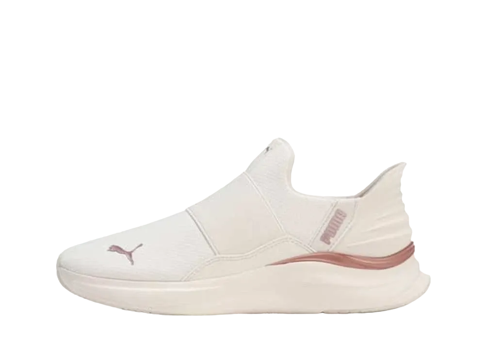 プーマ ウィメンズ ソフトライド ハーモニー イーズイン "ウォームホワイト/ローズゴールド"