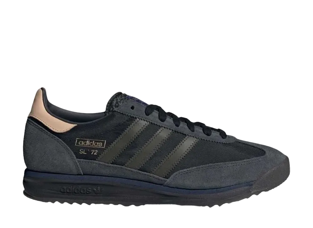 adidas SL 72 RS "Core Black/Shadow Olive/Night Indigo"