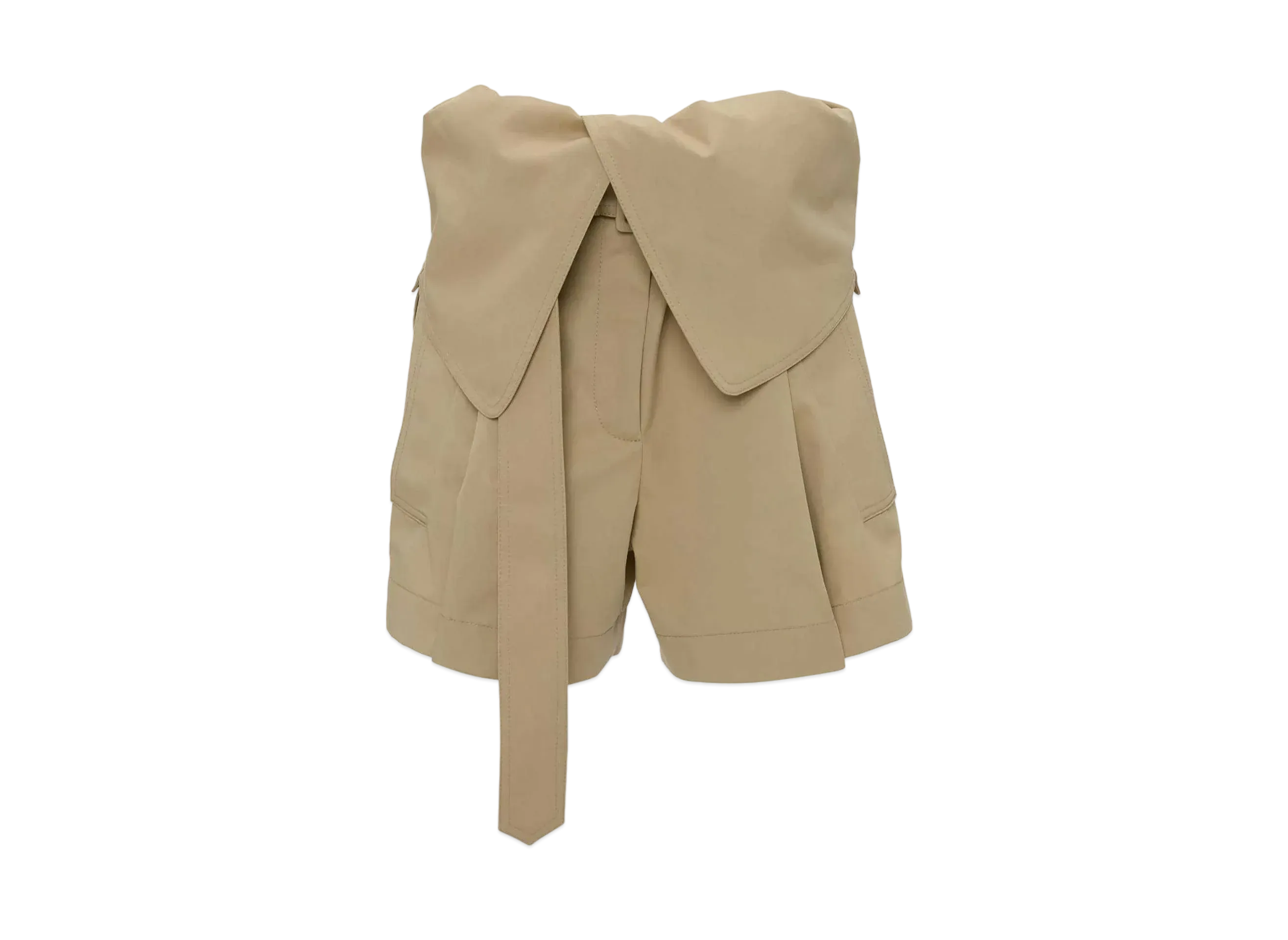JW ANDERSON Foldover Trench Shorts "Beige"