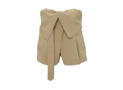 JW ANDERSON Foldover Trench Shorts "Beige"