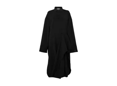 JW ANDERSON Sculptural Polo Dress "Black"