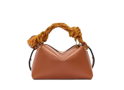 JW ANDERSONCorner Leather Top Handle Bag "Brown"