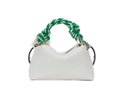 JW ANDERSONCorner Leather Top Handle Bag "White"