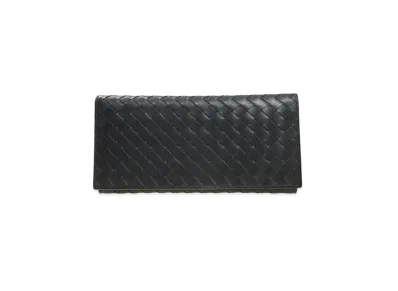 Bottega Veneta Intrecciato Calfskin Continental Wallet "New Light Gray"